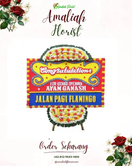 Sewa Papan Bunga Suka Rami